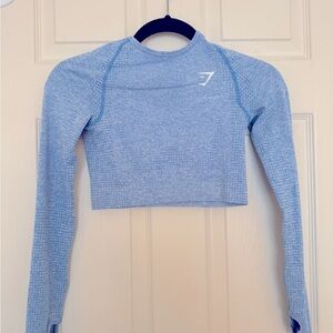 Gymshark long sleeve workout crop top